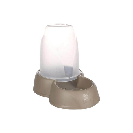 Flamingo Zena Taupe Dog Automatic Food And Water Dispenser 1,6L - Petworld