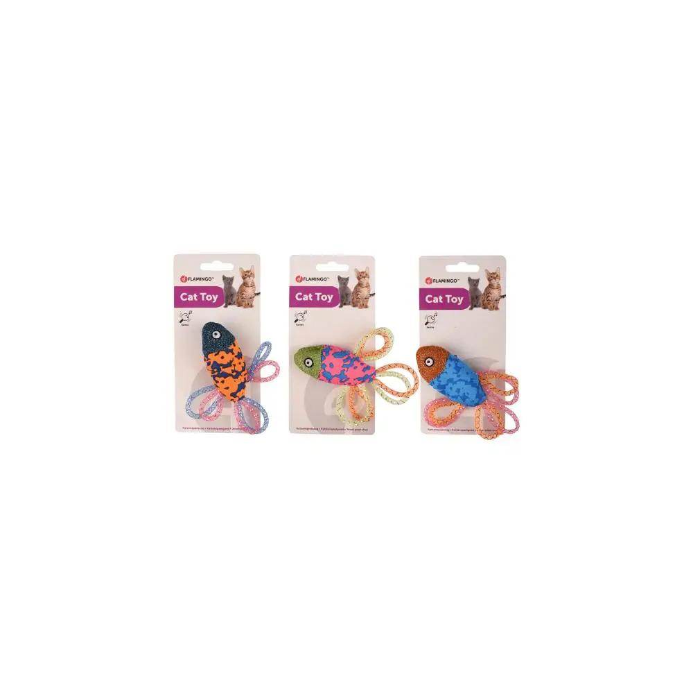 Flamingo Cat Toy Fish Asli Assorted 125cm - Petworld