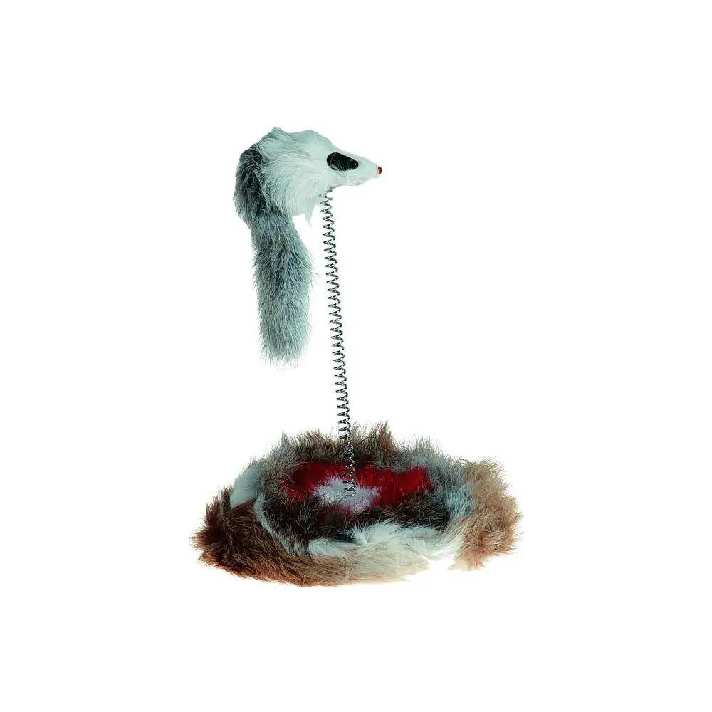 Flamingo Cat Toy Mouse On Stick - Petworld