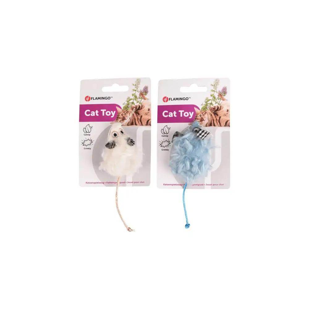Flamingo Cat Toy Rizzo Mouse Assorted - Petworld