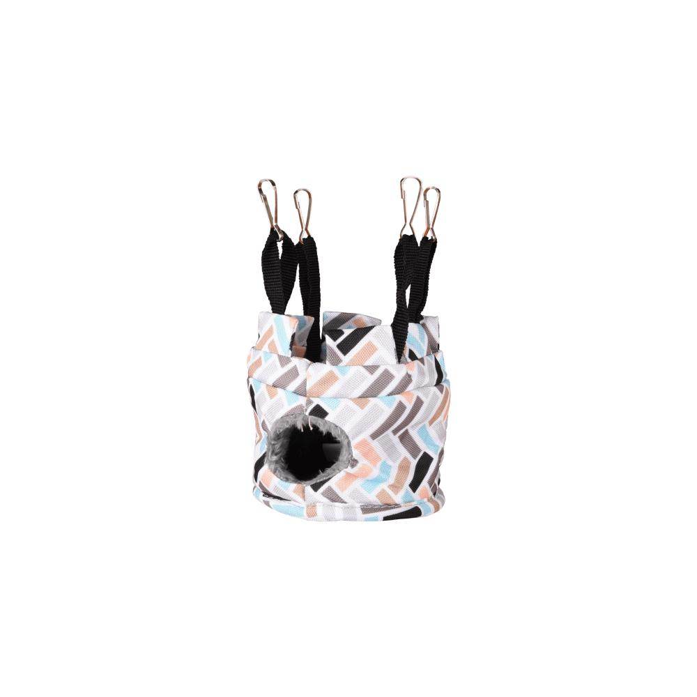 Flamingo Hamster House Clavio Cylinder Multicolour (10 x 10 x 10cm) - Petworld