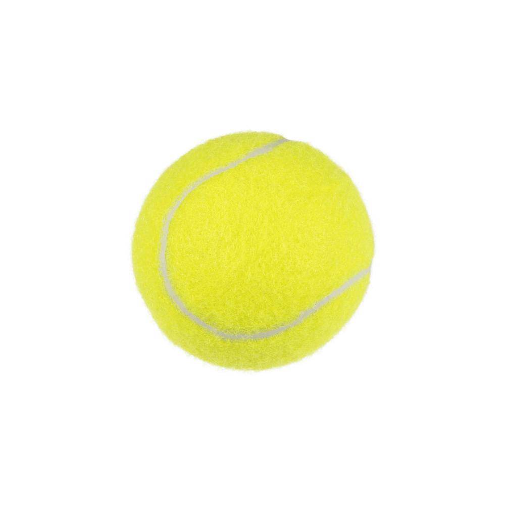 Flamingo Tennis Ball Smash Yellow Dog Toy 6cm - Petworld