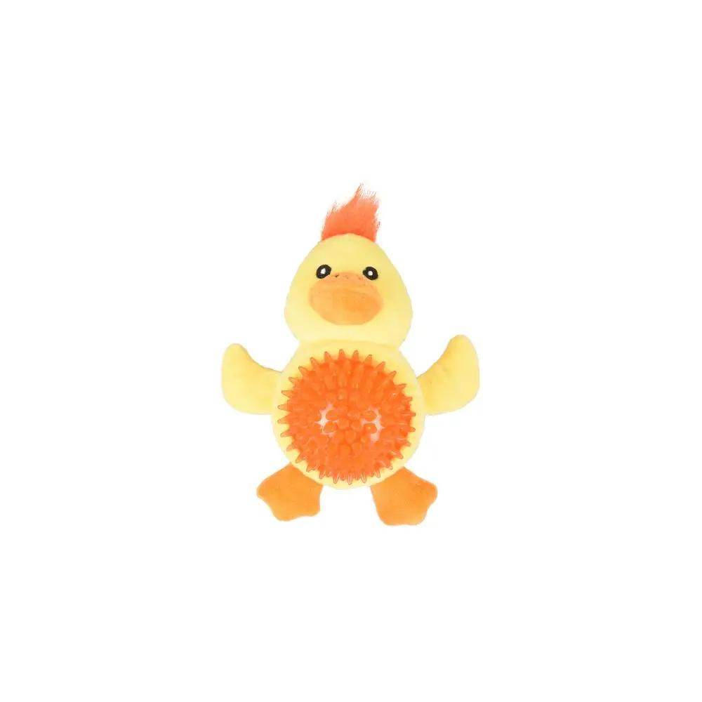 Flamingo Dog Toy TPR Ando Duck Yellow 16cm - Petworld