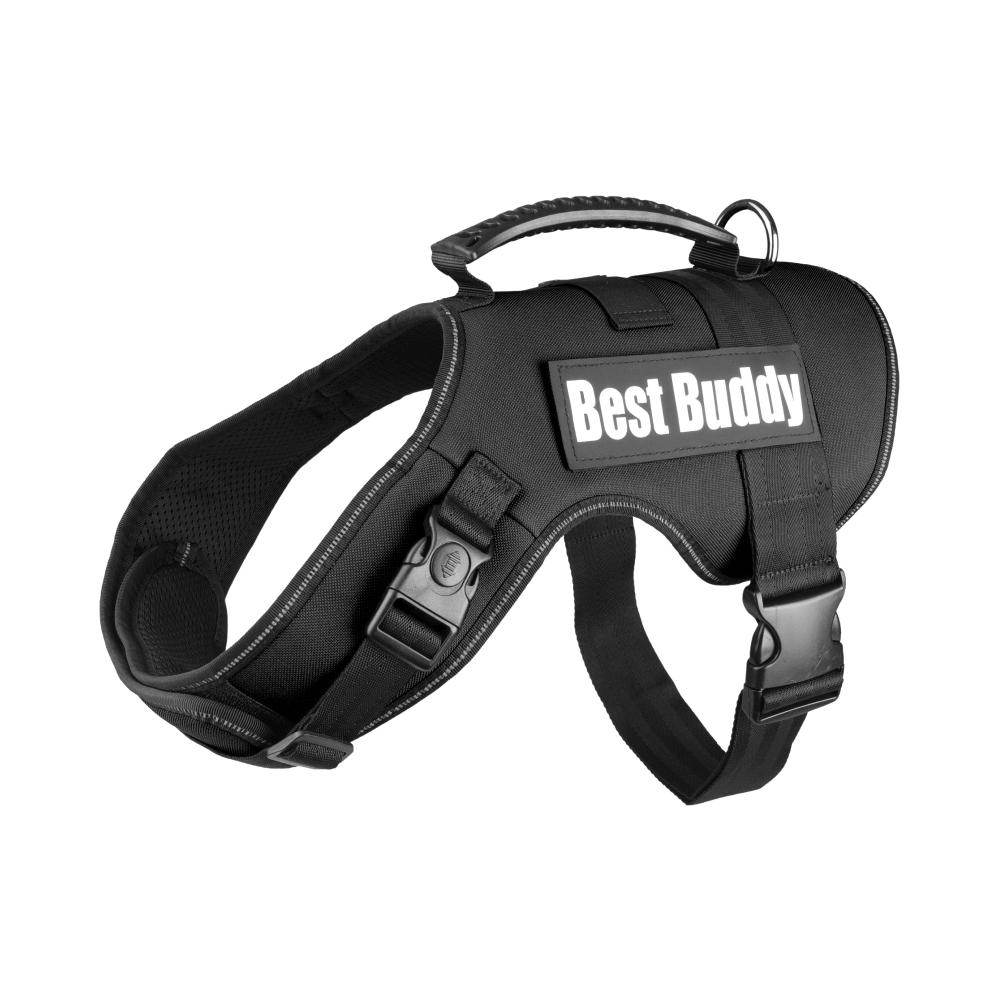Flamingo Best Buddy Uranus Black Dog Harness - Petworld