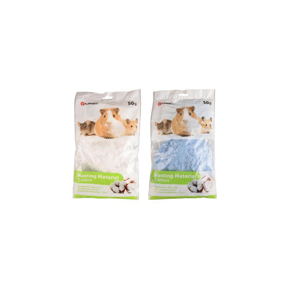Flamingo Faro Cotton Small Animal Nesting Material 50gr - Petworld