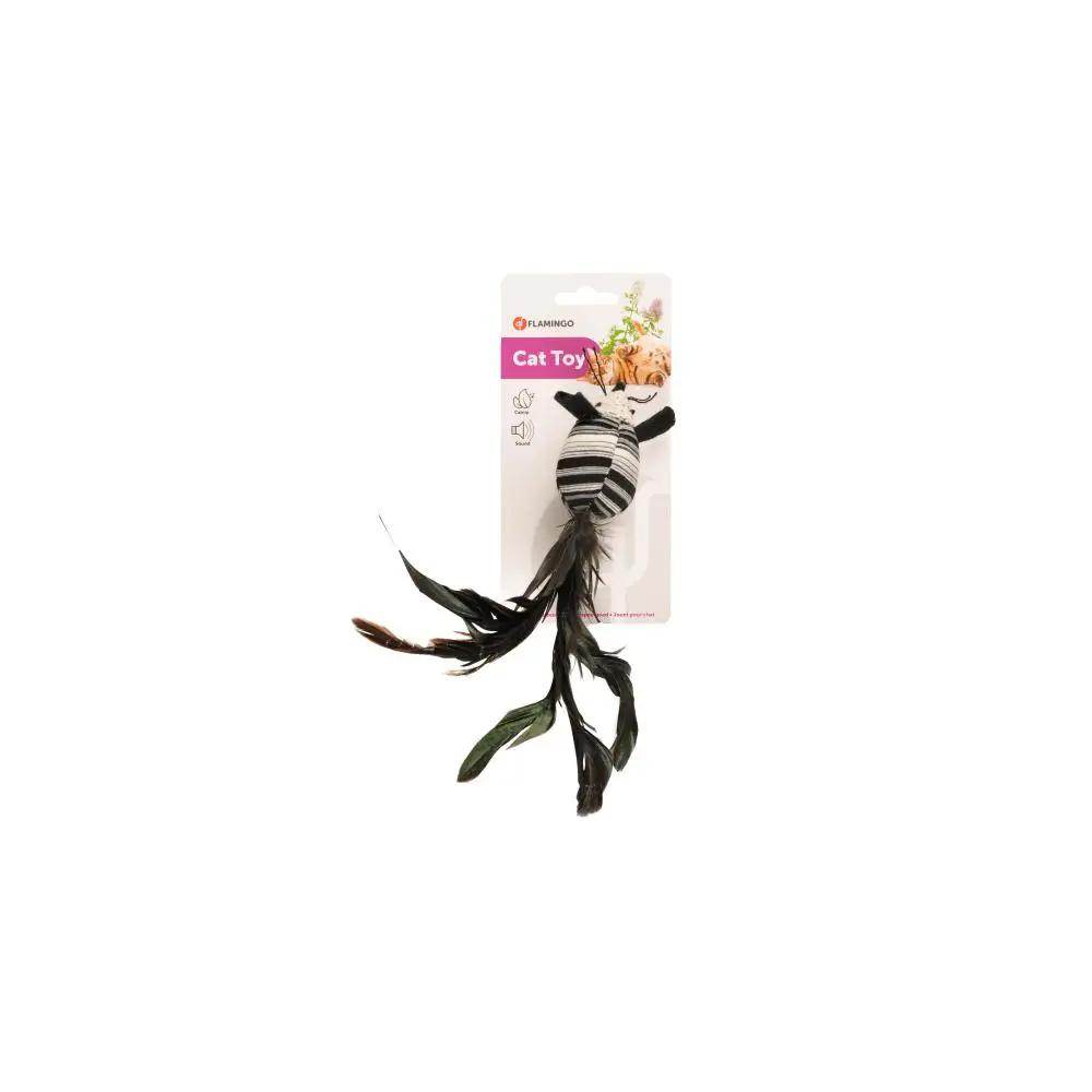 Flamingo Pirin Mouse Black-White - Petworld