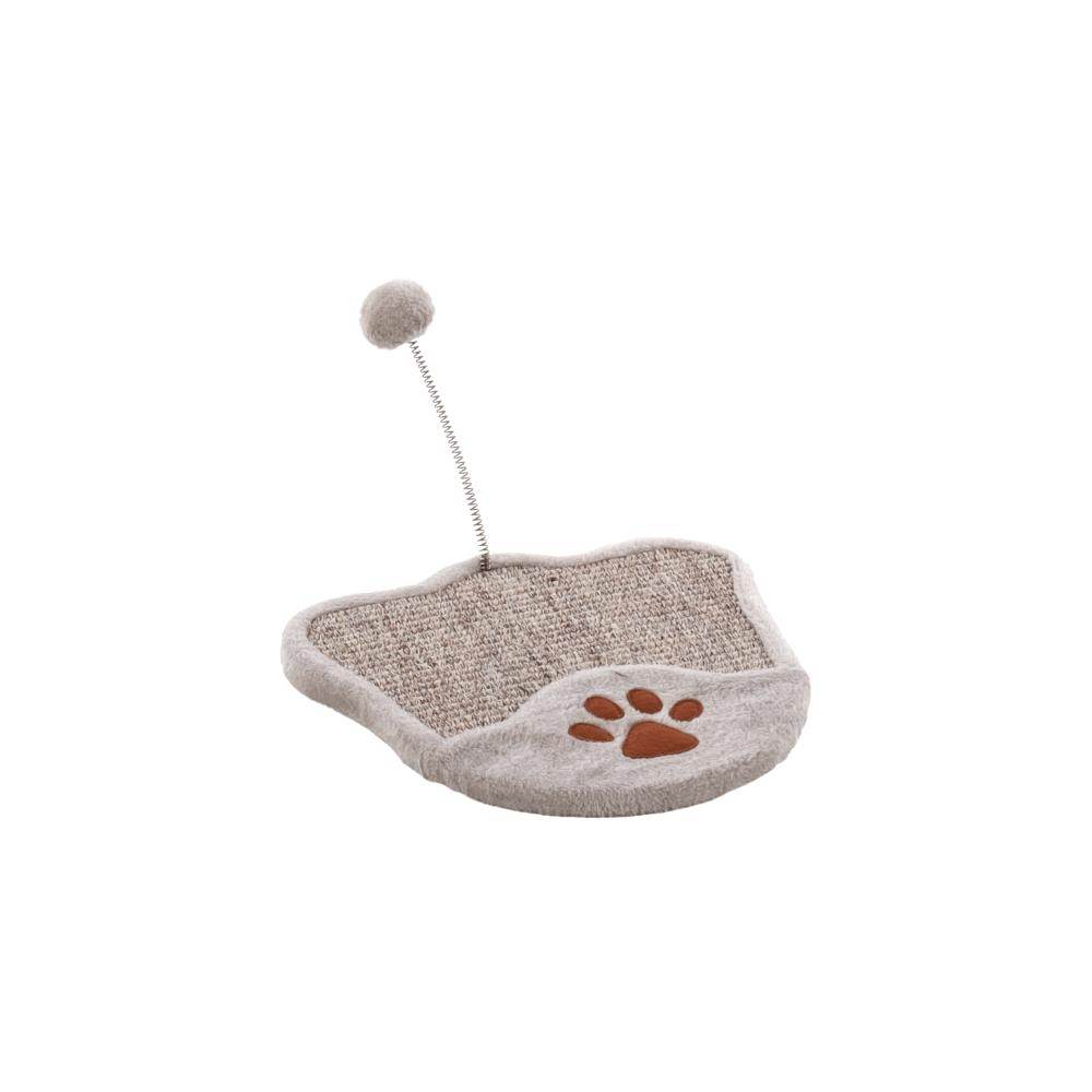 Flamingo Greta Grey Paw Shape Cat Scratching Board (34,5 x 34,5 x 23,5cm) - Petworld