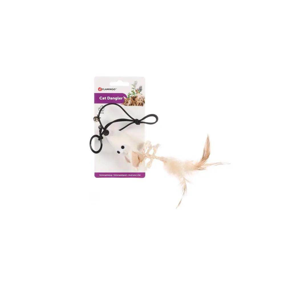 Flamingo Skeleton Mouse Beige 8cm - Petworld