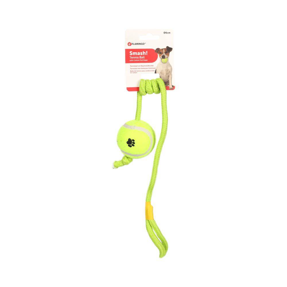 Flamingo Tennis Ball On Rope - Petworld