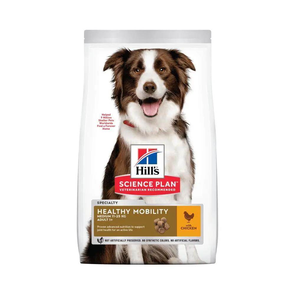Hill's Science Plan Canine Healthy Mobility Medium Chicken Dry Dog Food 12kg - Petworld