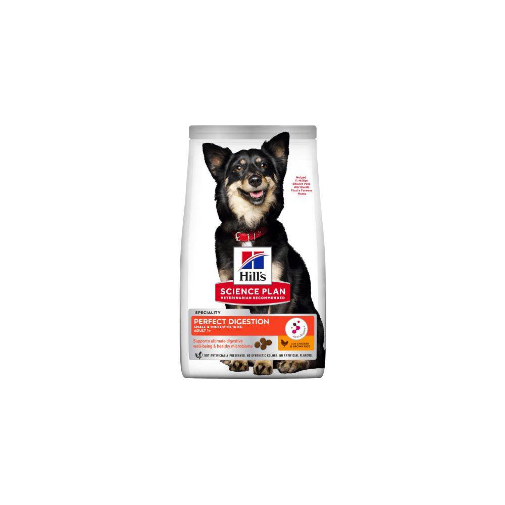Hill's Science Plan Perfect Digestion Dry Small & Mini with Chicken & Brown Rice Dry Dog Food - Petworld