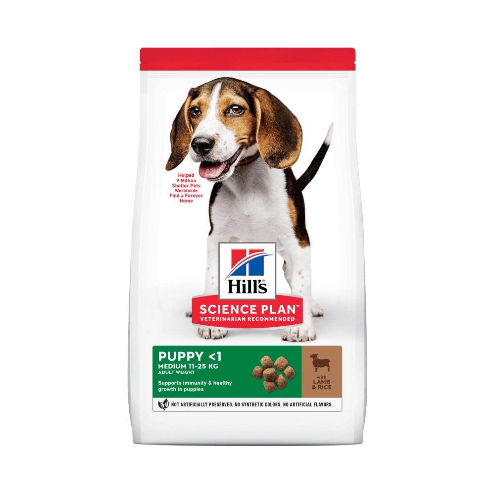 Hill's Science Plan Puppy Medium Lamb Rice Dry Dog Food - Petworld