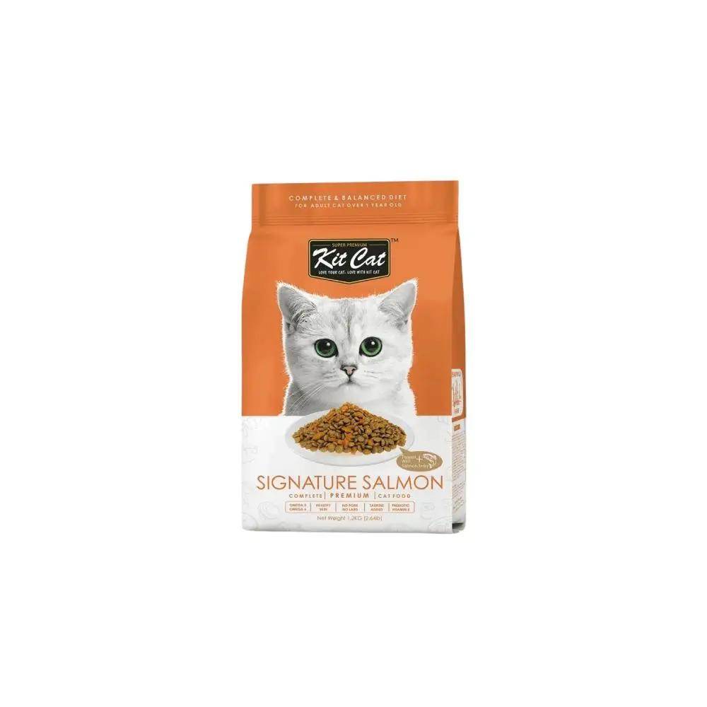 Kit Cat Signature Salmon Dry Cat Food 1.2kg - Petworld