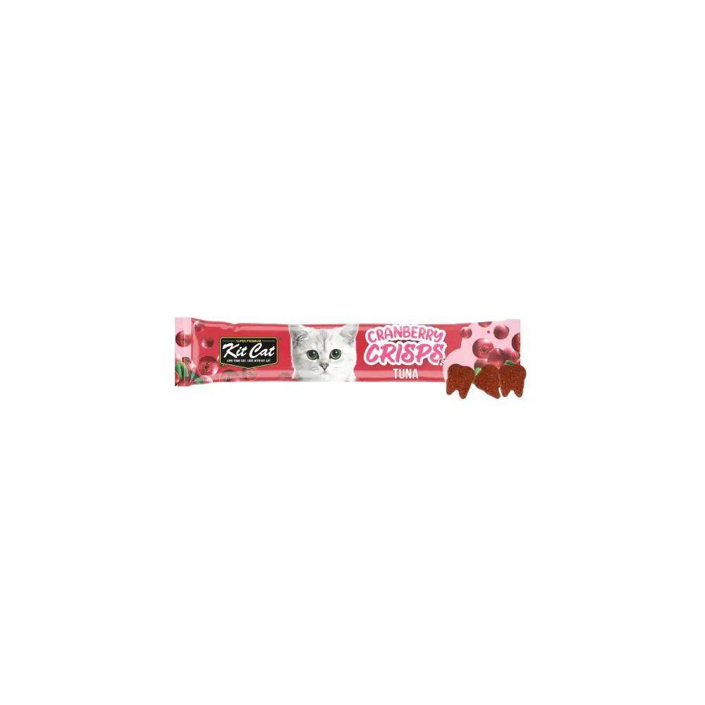 Kit Cat Cranberry Crisps Tuna Cat Treat 20g Singles - Petworld
