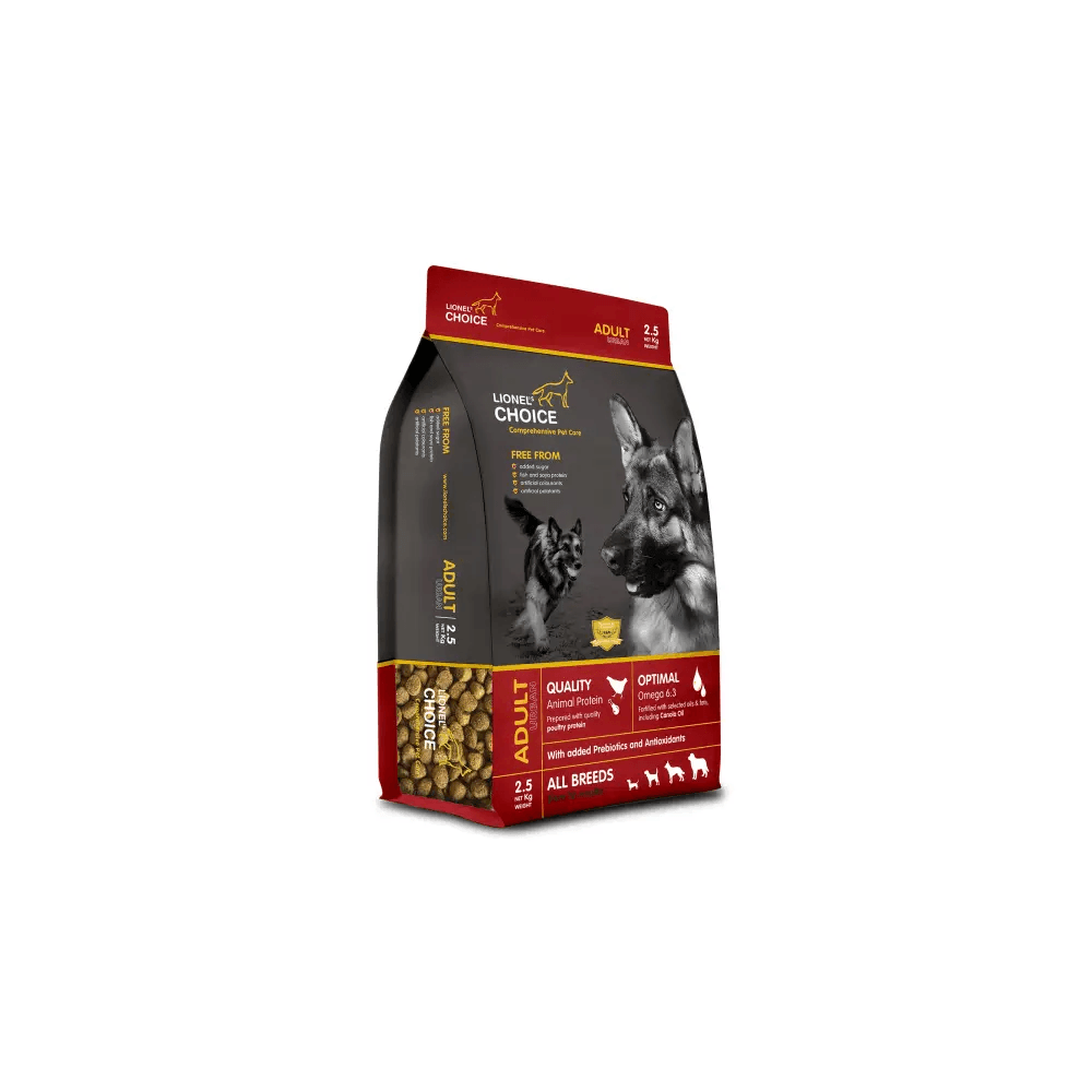 Lionels Choice Adult Dog Dry Food 2.5kg - Petworld