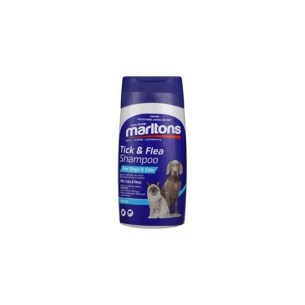 Marltons Tick & Flea Shampoo 250ml - Petworld