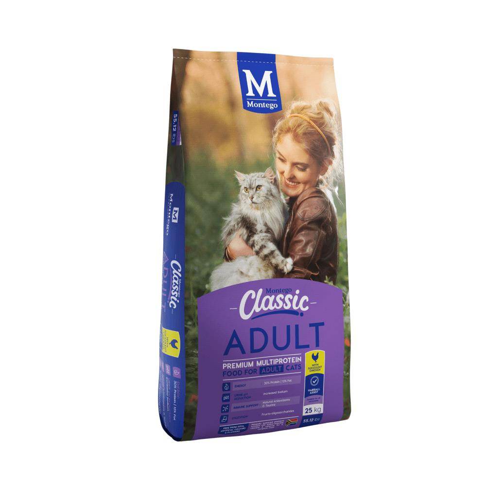 Montego Classic Adult Chicken Dry Cat Food - Petworld