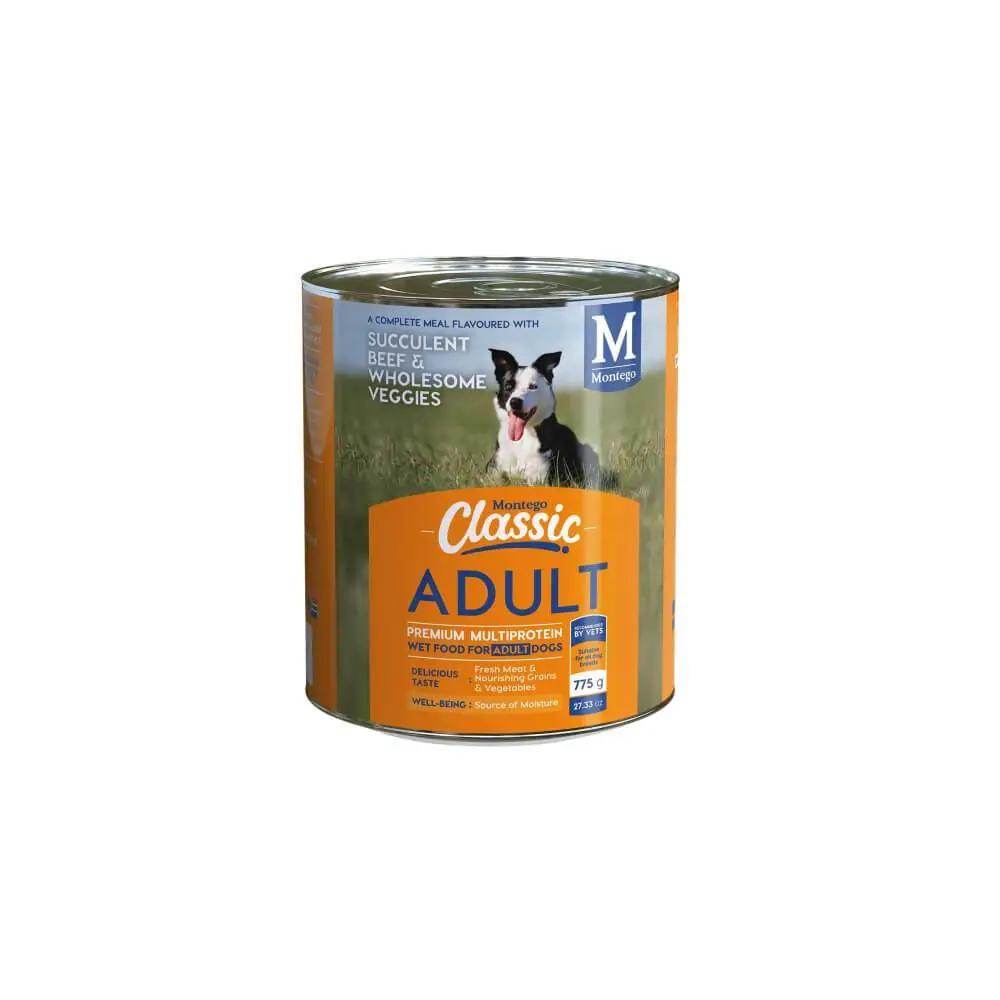 Montego Classic Adult Beef & Veg Canned Wet Dog Food - Petworld