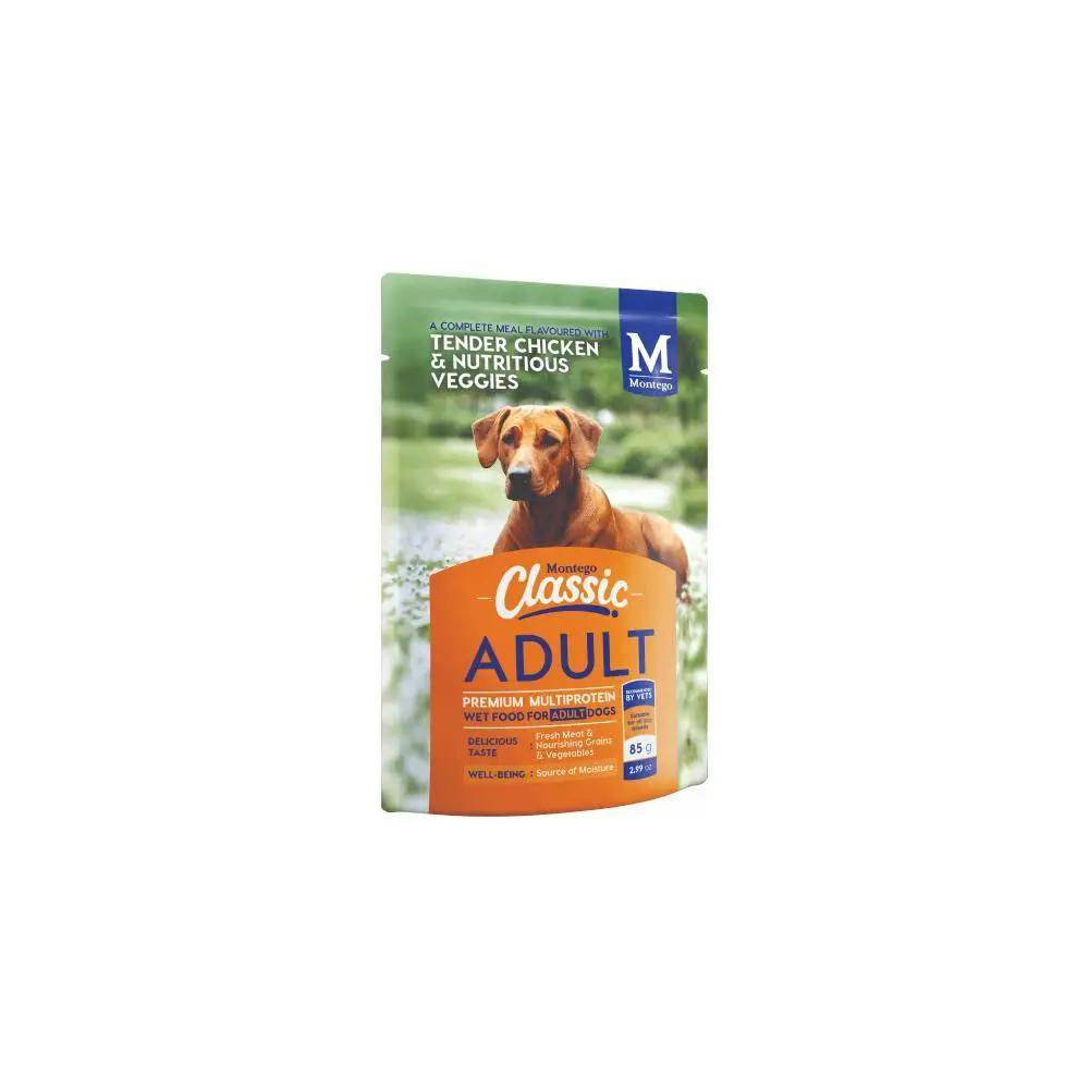 Montego Classic Dog Wet Food Adult Chicken & Veg - Petworld