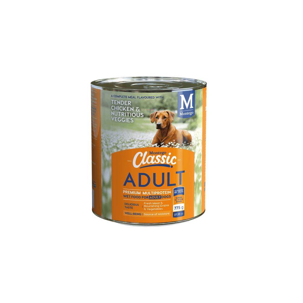 Montego Classic Adult Chicken & Veg Canned Wet Dog Food - Petworld