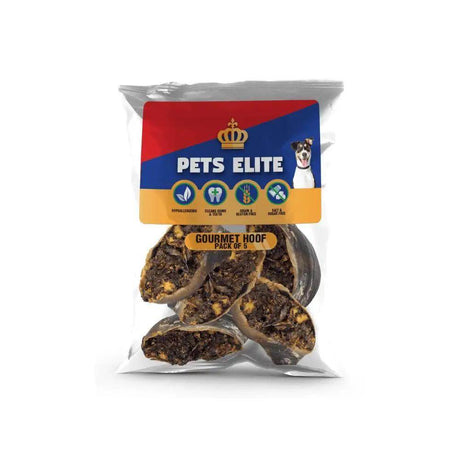 Pets Elite Gourmet Hoof Dog Treat 5 Pack - Petworld