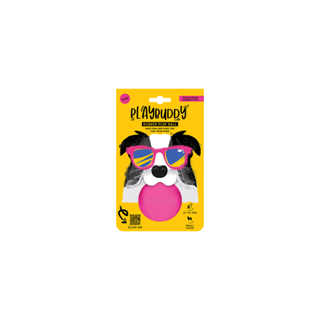 Playbuddy Ball Small Pink Dog Toy - Petworld