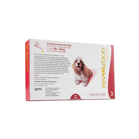 Revolution Dogs 10.1 to 20kg Red Single - Petworld