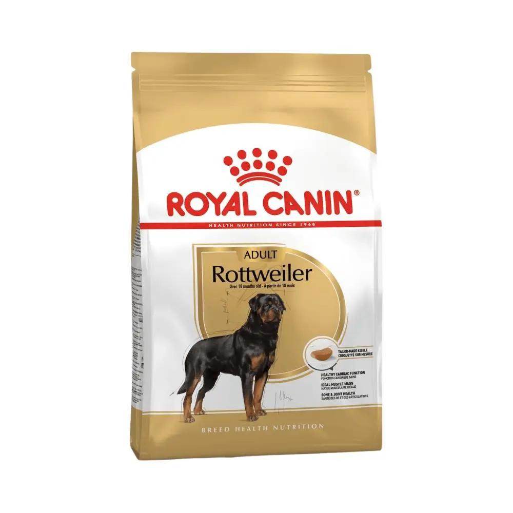 Royal Canin Breed Health Nutrition Rottweiler Adult Dry Dog Food 12kg - Petworld