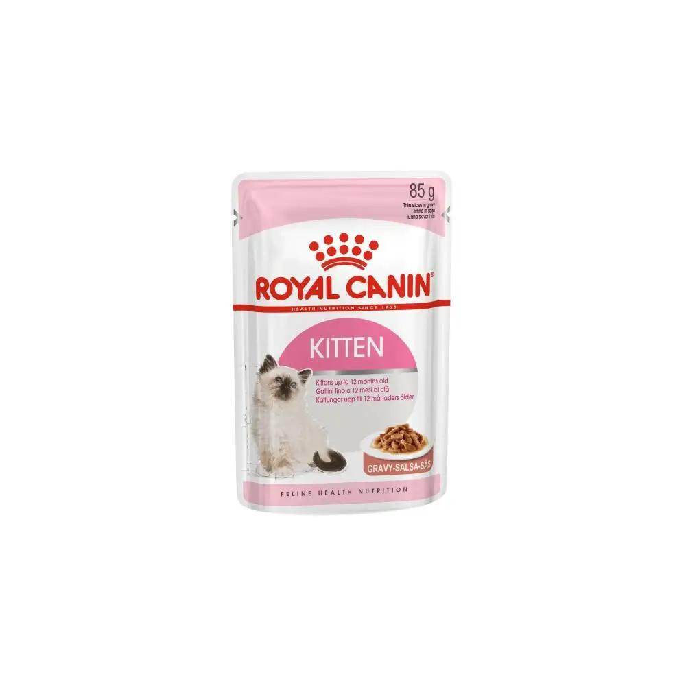 Royal Canin Feline Health Nutrition Kitten Instinctive Wet Cat Food 85g - Petworld
