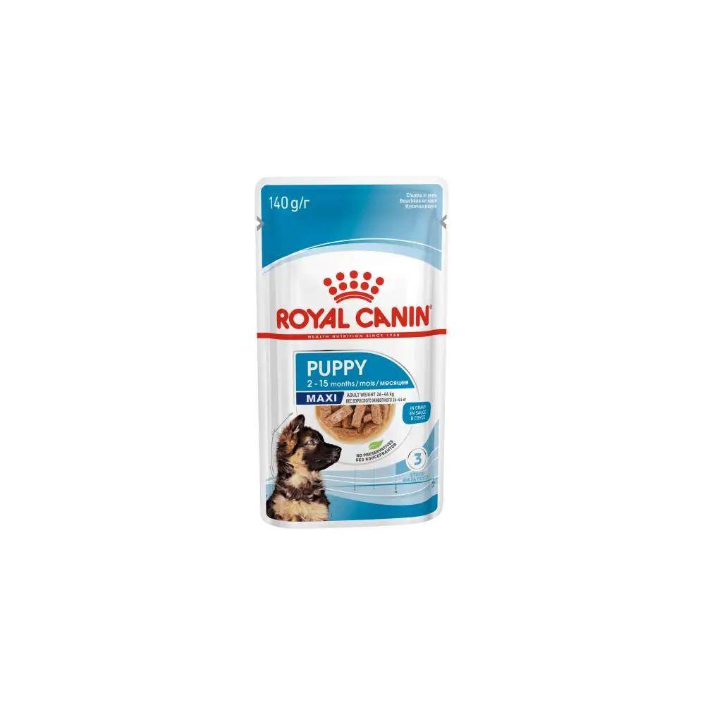 Royal Canin Size Health Nutrition Maxi Puppy Wet Dog Food 140g - Petworld