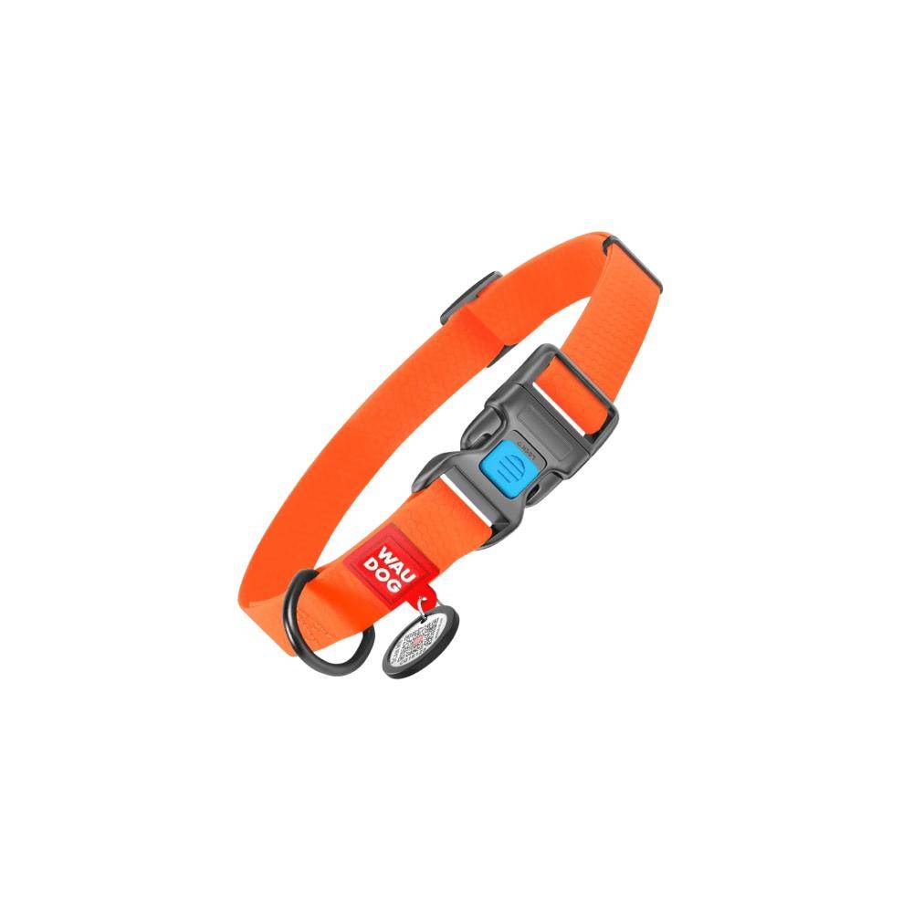 Waudog Waterproof Dog Collar Orange - Petworld