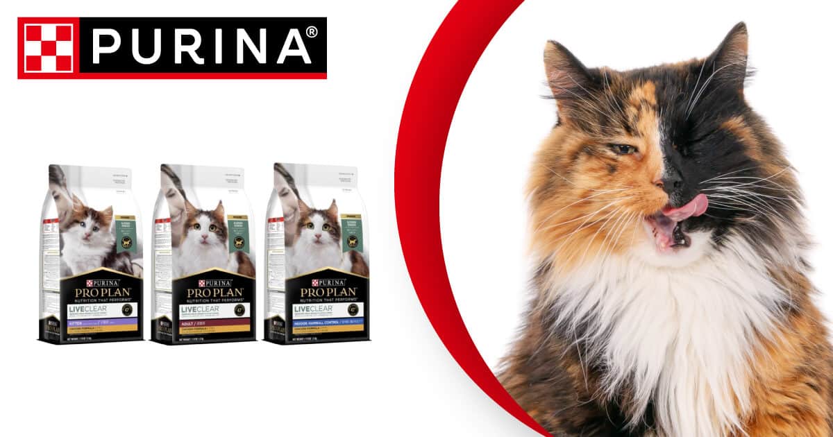 Purina Pro Plan LiveClear Formulas Shown to Reduce Allergens by an