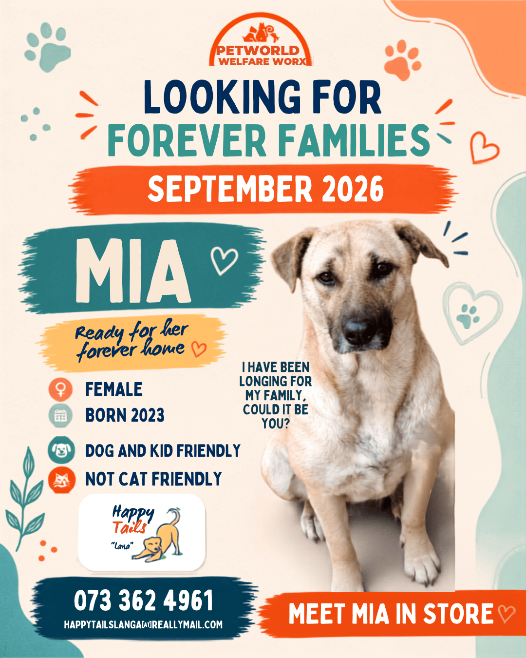 Mia Is Still Waiting to Be Chosen