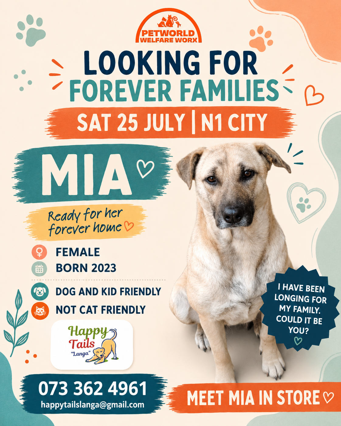 Mia Is Still Waiting to Be Chosen