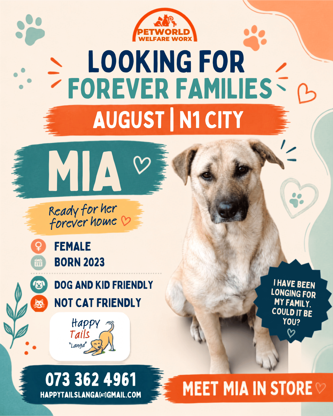 Mia Is Still Waiting to Be Chosen