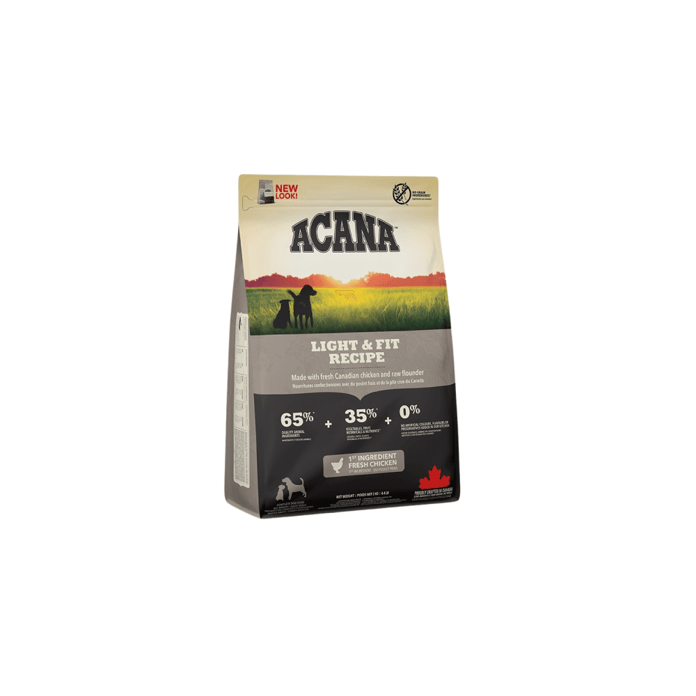 Acana Light and Fit Recipe Adult Dry Dog Food 2kg - Petworld