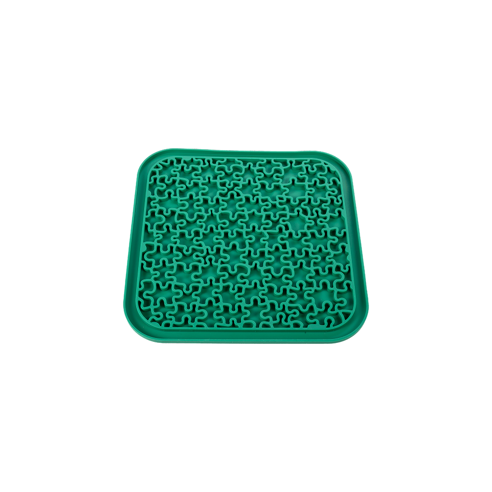 Dogs Life Lickalot Puzzles Enrichment Mat Green