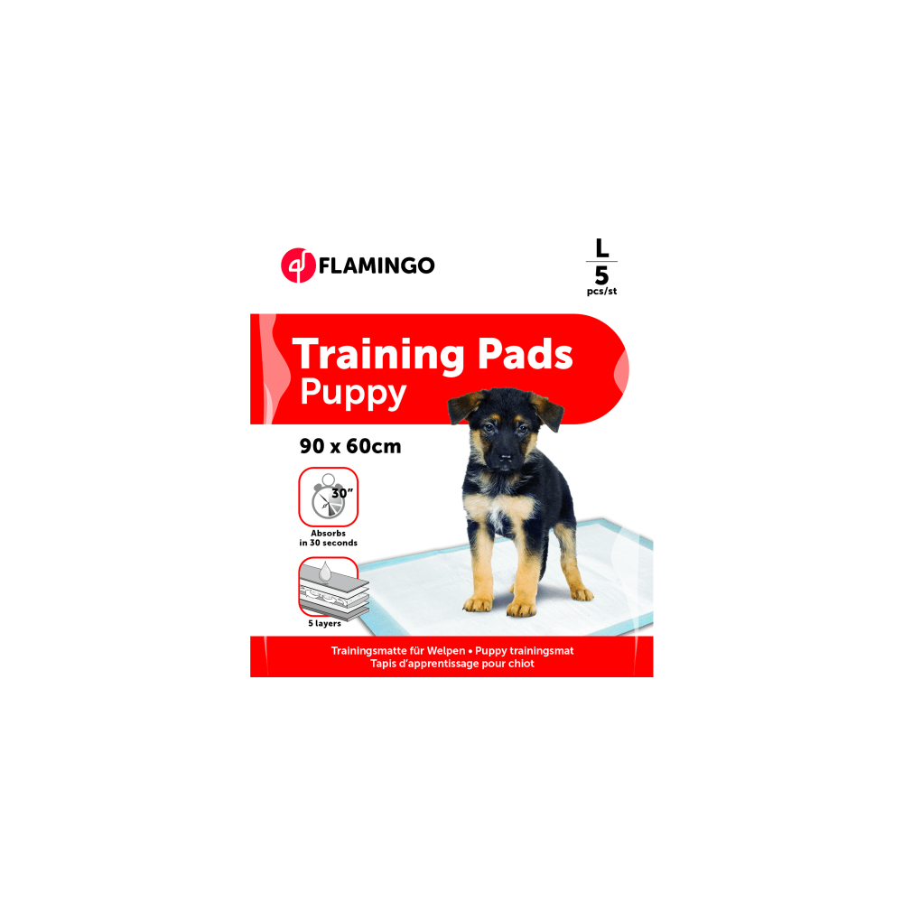 Flamingo Pady Large  5Pcs Dog Training Pads 90X60cm