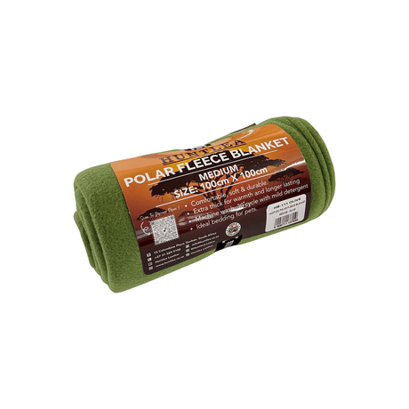 Huntlea Polar Fleece Blanket | Olive
