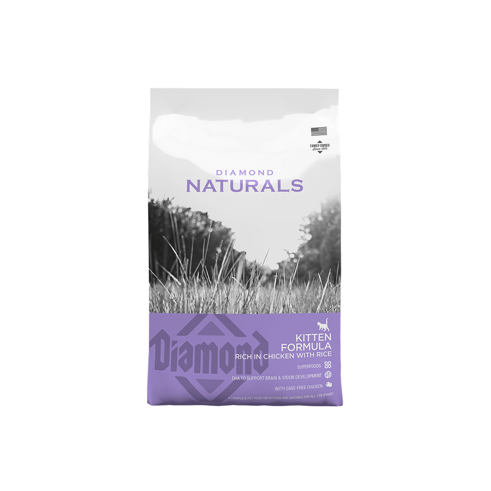 Diamond Naturals Kitten Dry Food Chicken & Rice