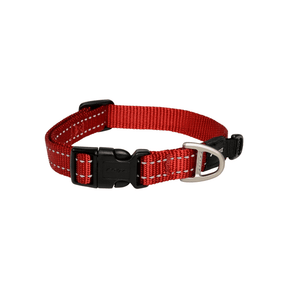 Rogz Utility Classic Collar Red Reflective - Petworld