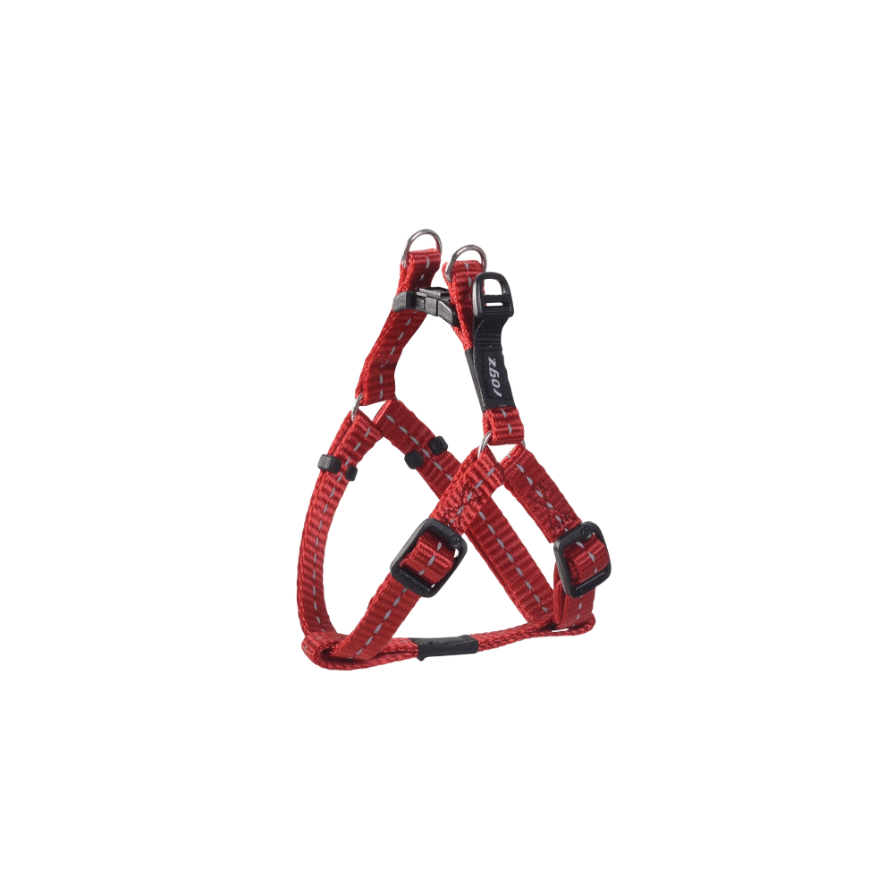 Rogz Utility Step In Harness Red Reflective