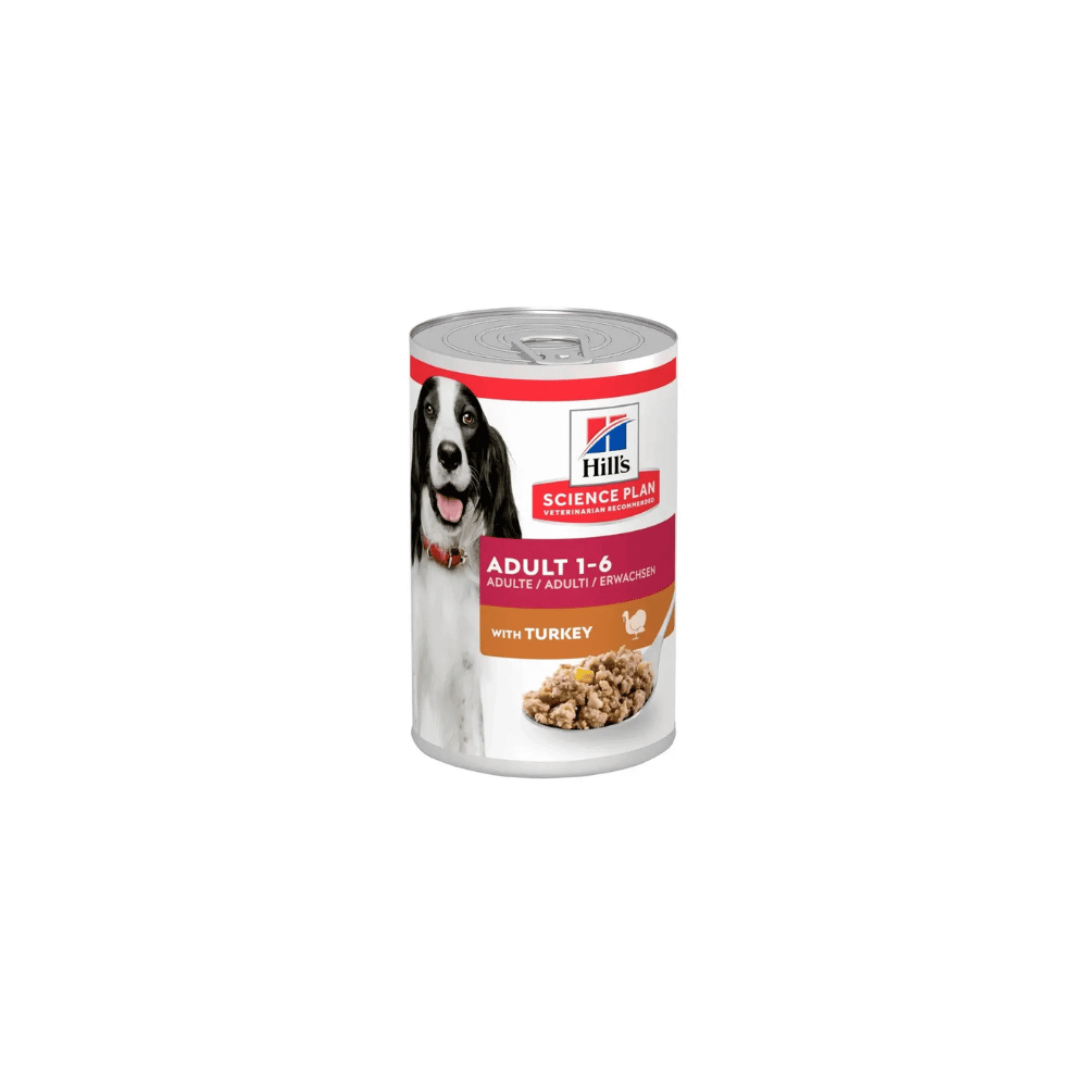 Hill's Science Plan Canine Adult Turkey Canned Wet Dog Food 370g