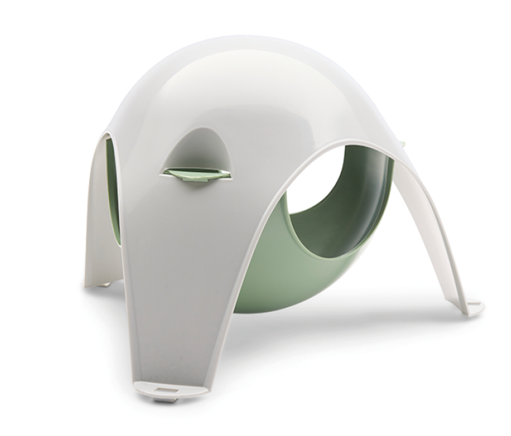Savic Sputnik Small Animal Hideout Xlrg Green and White