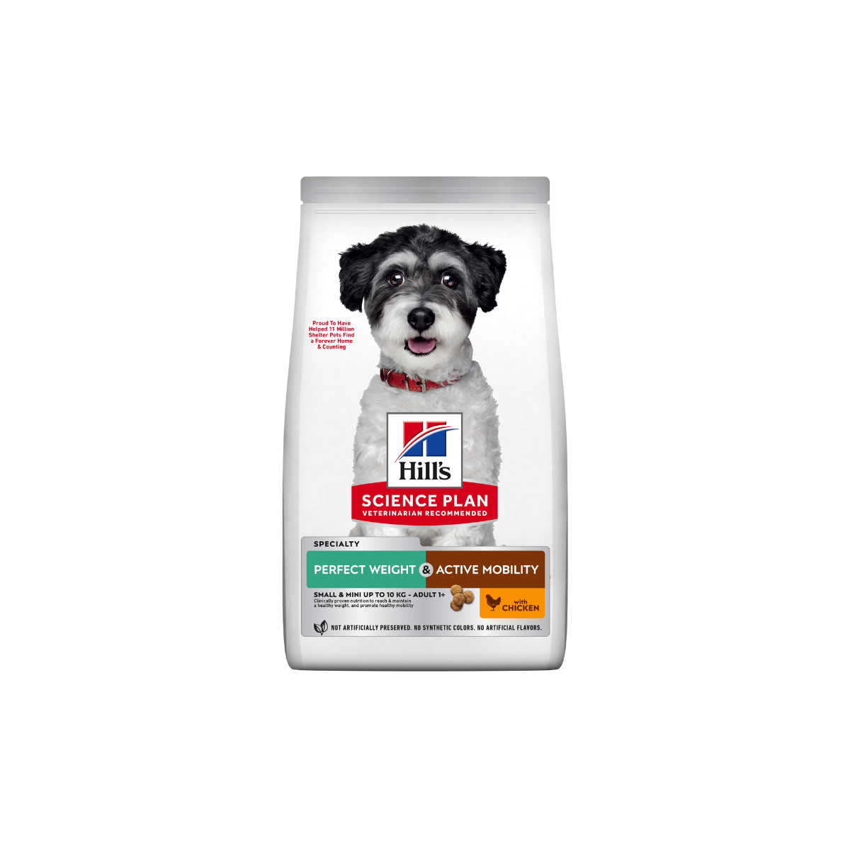 Hill's Science Plan Canine Perfect Weight & Active Mobility Adult Small Breed Dry Dog Food 1.5kg