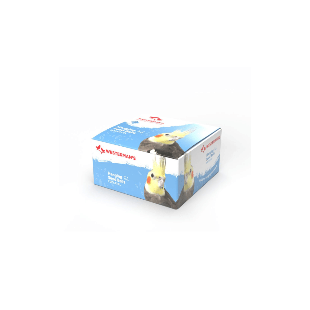 Westermans 4 x Cockatiel Mini Seed Bell Bird Treats