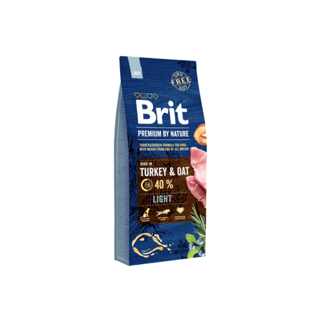 Brit Premium Dog Light Turkey and Oat Dry Dog Food