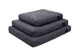 Petworld Luxury Corduroy Square Dog Bed With Removable Cover