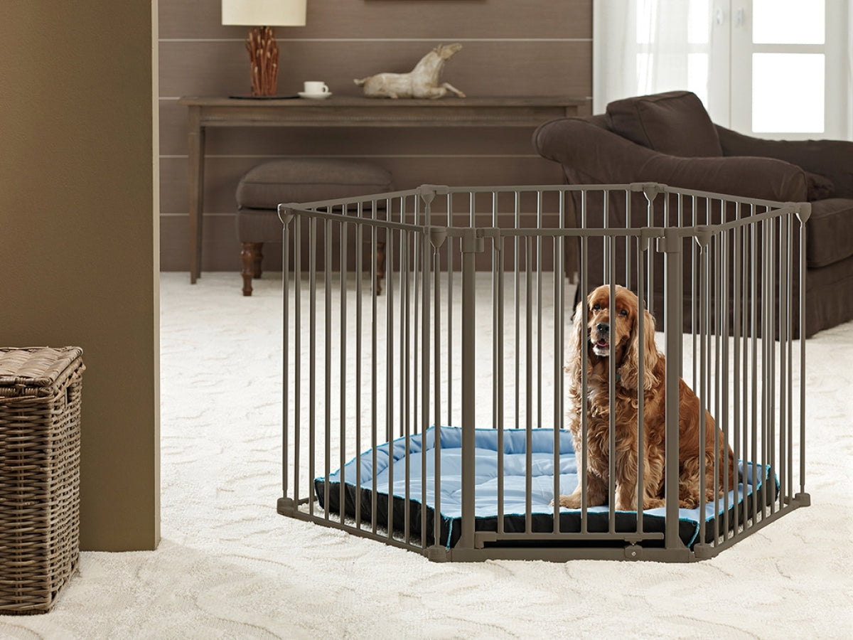 Savic Dog Park De Luxe Fencing Play Pen Black