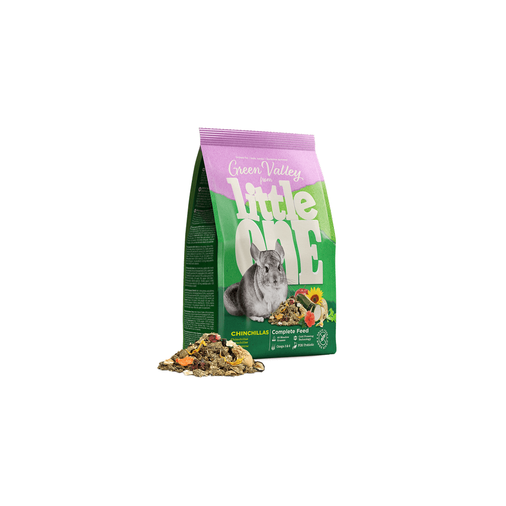 Little One Greenvalley Fibrefood Chinchillas 750G Small Animal Food